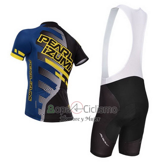 Pearl Izumi Ropa Ciclismo Culotte Corto 2014 Hombre Mangas Cortas Negro y AMarillo